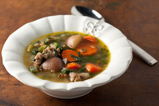 Spinach and Sausage Soup